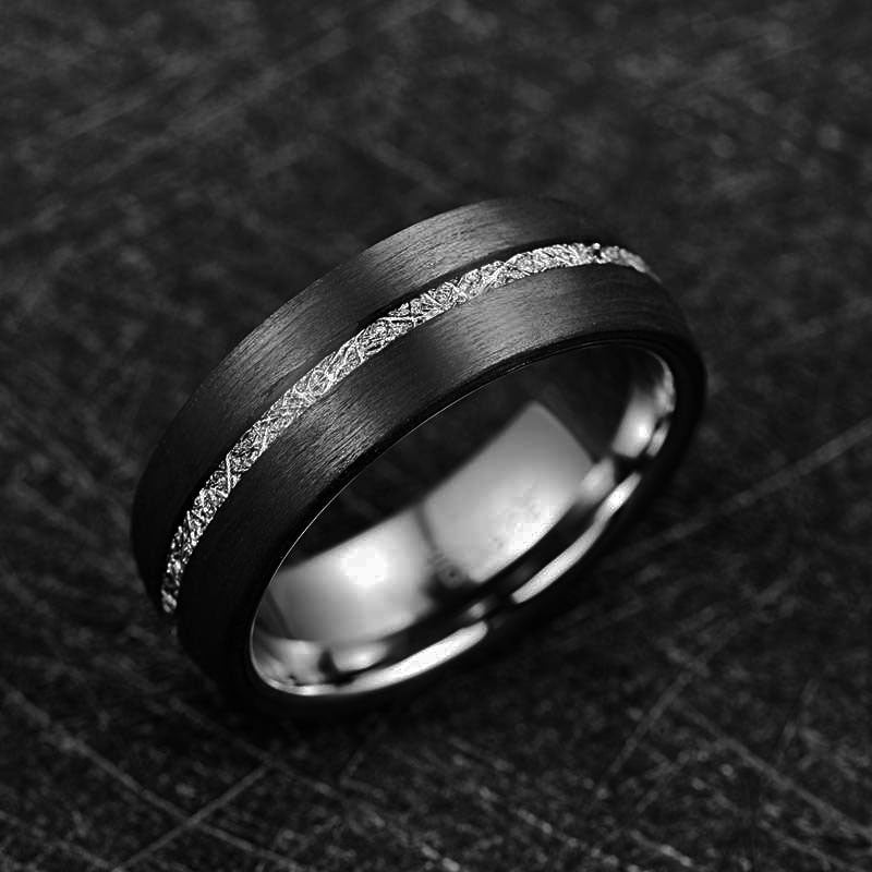 Cosmic Fusion Tungsten Carbide Men Ring