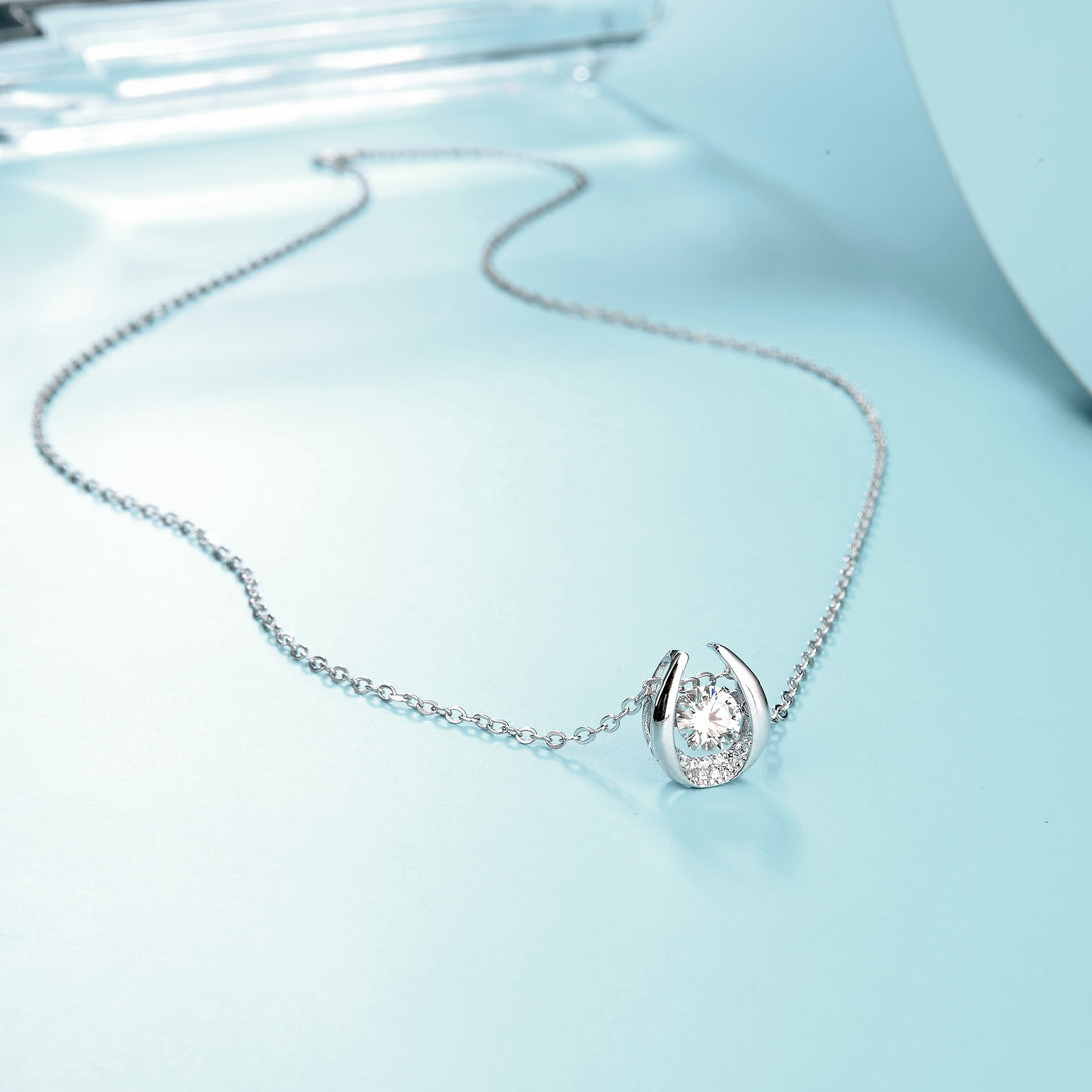 Lucky Charm Moissanite Necklace